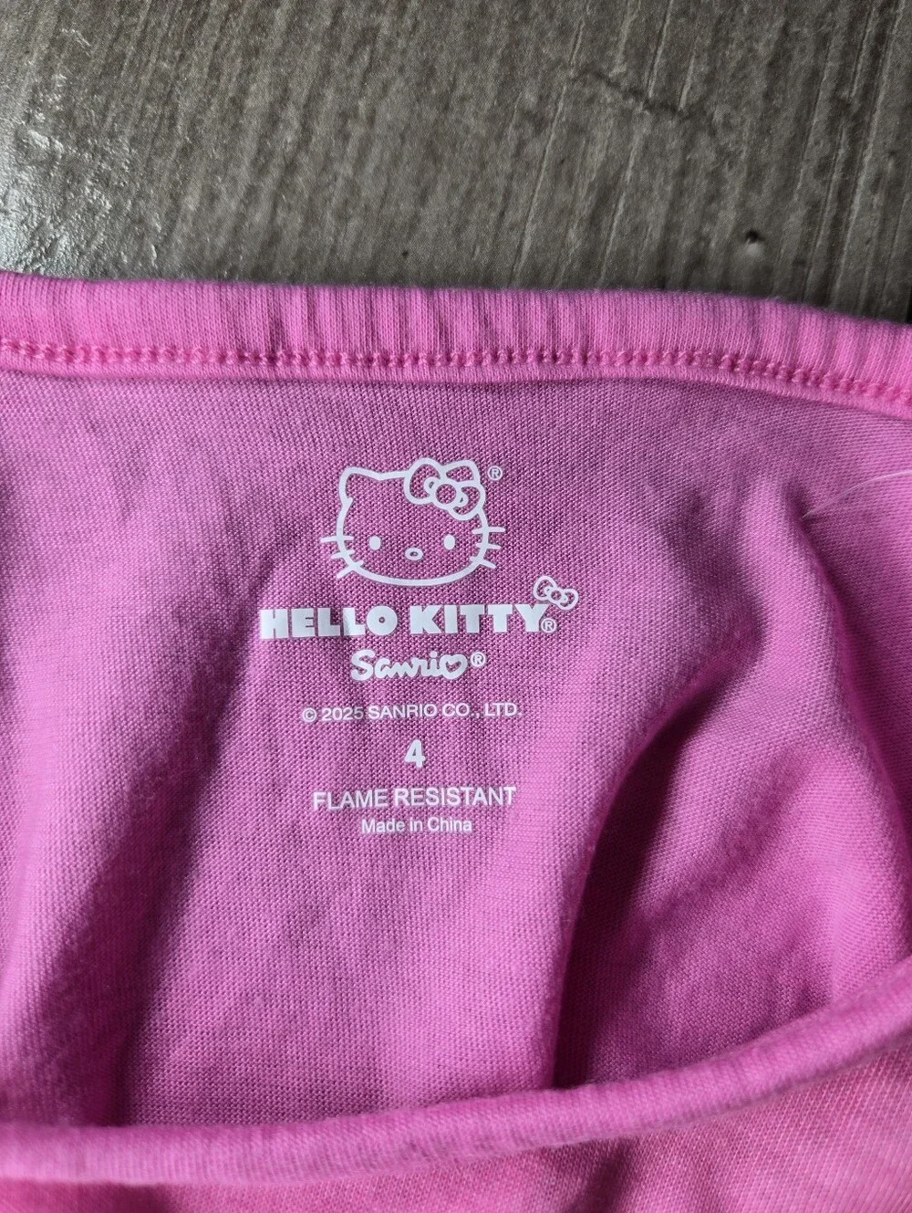 NWT Hello Kitty Kids Pink/Blue 2pc Pajama Set – Size 4
